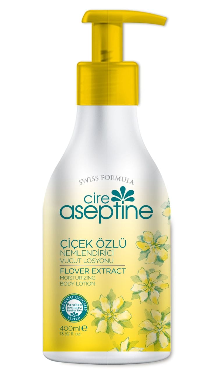 CIRE ASEPTINE VUCUT LOSYONU CICEK OZLU 400 ML