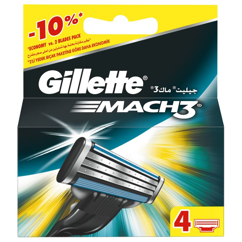 Gillette Mach3 Biçak 4Lü
