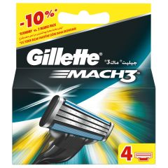 Gillette Mach3 Biçak 4Lü