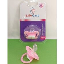 Life Care Baby Yuvarlak Uçlu Klasik Emzik 2 Numara 6-18 Ay Pembe
