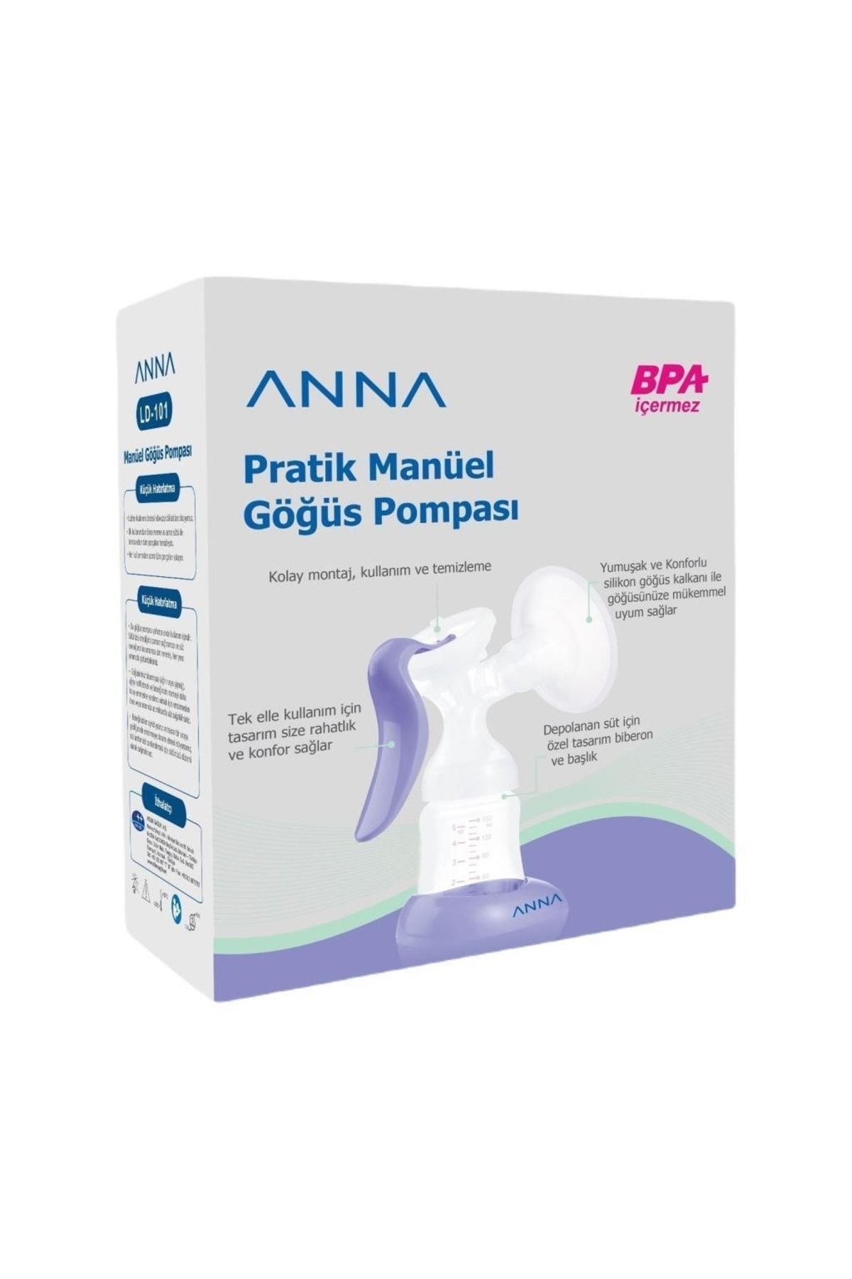 Anna LD-101 Pratik Manuel Göğüs Pompası