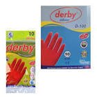 Derby D-100 10 Numara Latex Ekstra Güçlü Eldiven