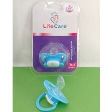 Life Care Baby Yuvarlak Uçlu Klasik Emzik 2 Numara 6-18 Ay Mavi