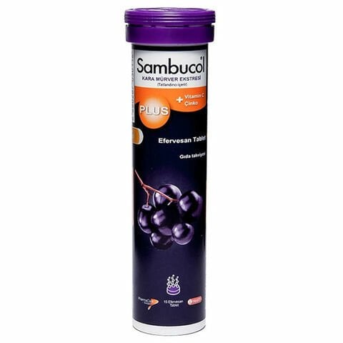 Sambucol Plus Efervesan 15 Tablet - Sambucol Plus Efervesan 3 Tablet Hediye