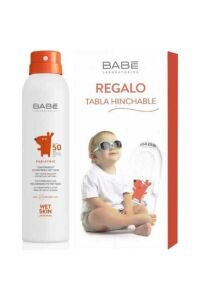 Babe Pediatrik Transparan Güneş Spreyi SPF50 200 ml + Şişme Bot Hediyeli