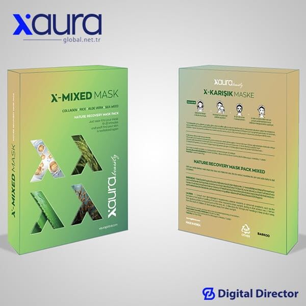 Xaura X-Mixed Mask 4'lü