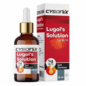 Cysonix Lugol's Solution %5 İyot Damla 250 ml