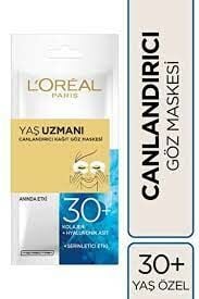L'Oreal Paris Yaş Uzmanı 30+ Kağıt Göz Maskesi