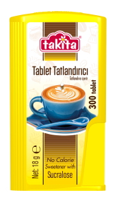 Takita Sukralozlu Tablet Tatlandırıcı 300 Tablet