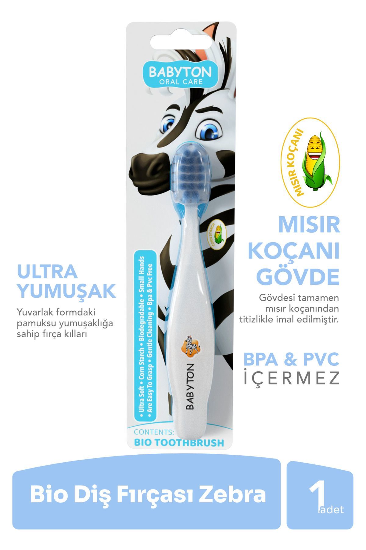 Babyton Bio Toothbrush - Parrot