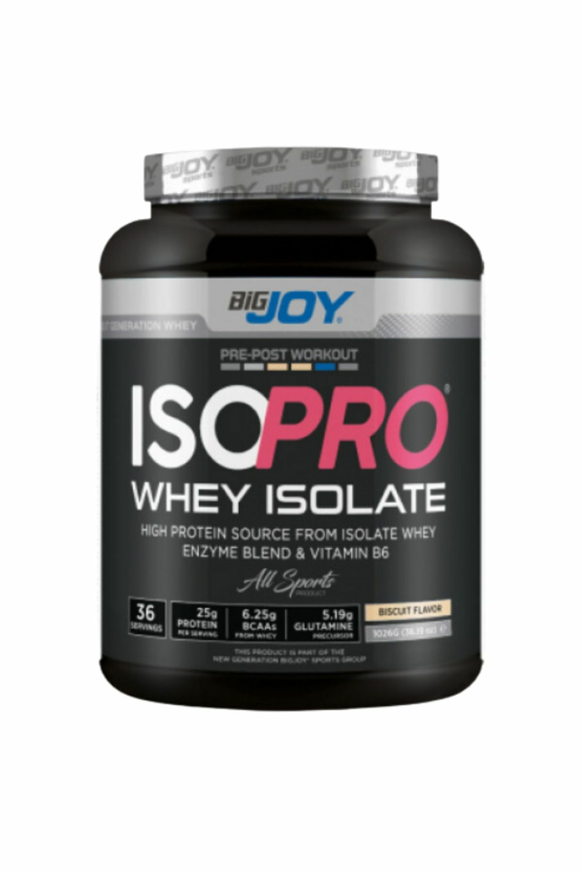 BigJoy Sports Isopro Isolate Whey Protein 1026 gr - Bisküvi