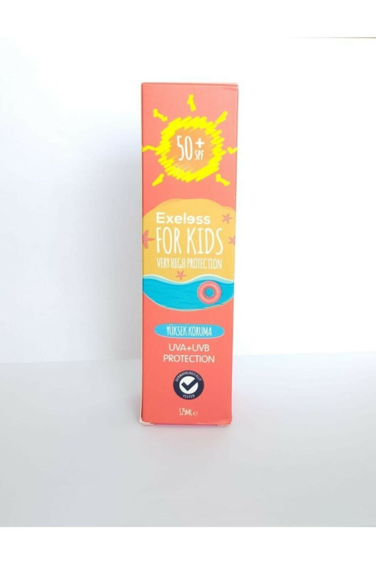 Exeless Çocuk Güneş Kremi SPF50+ 125 ml - 20 Adet