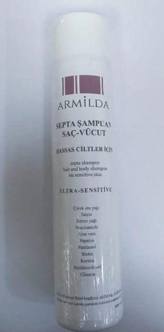 Armilda Septa Şampuan Saç ve Vücut Hassas Ciltler İçin 300 ml