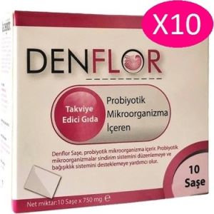 Denflor Probiyotik 10 Saşe - 1000 Adet