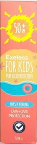 Exeless Çocuk Güneş Kremi SPF50+ 125 ml - 10 Adet