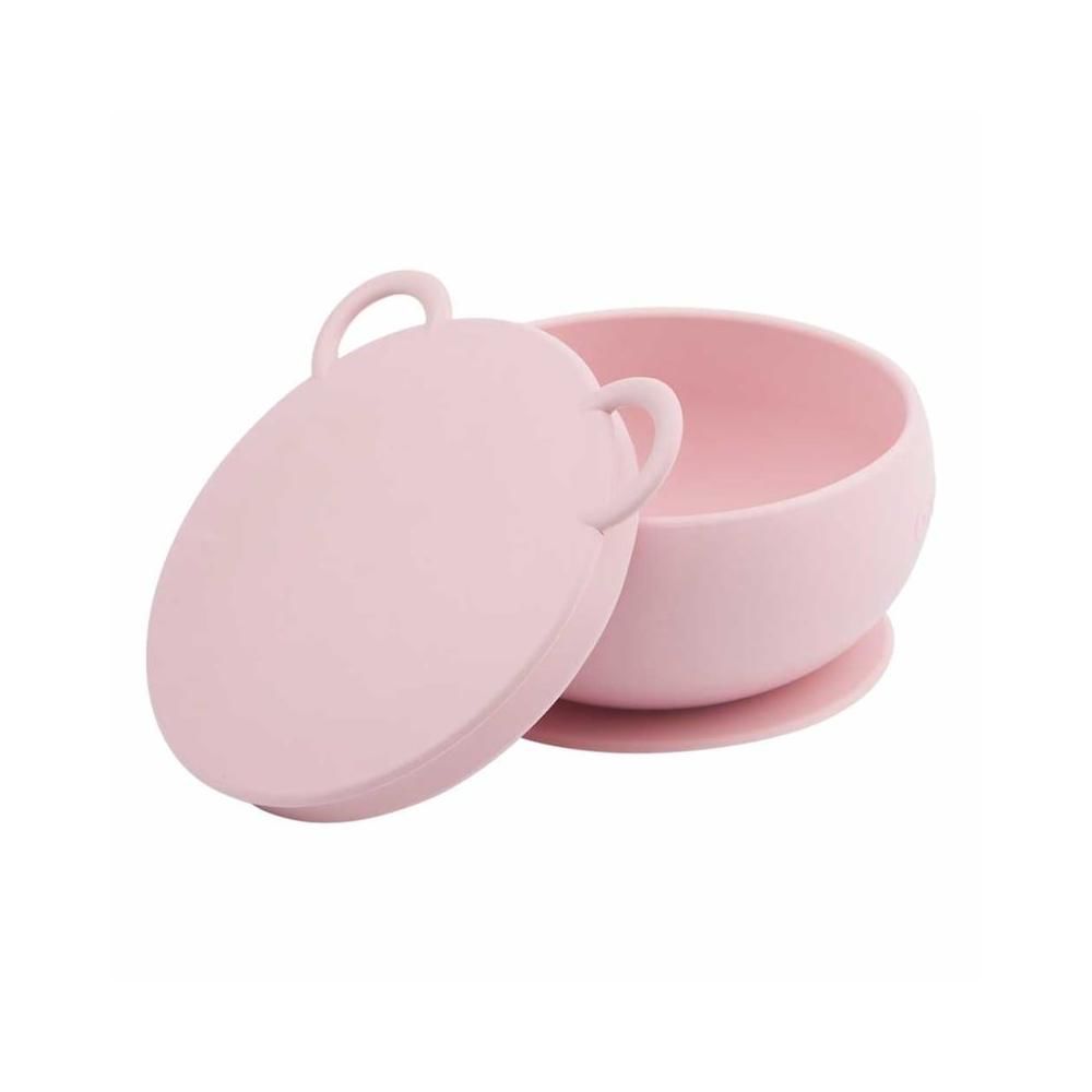 Sevi Bebe Vakum Tabanlı Silikon Kase - Pembe