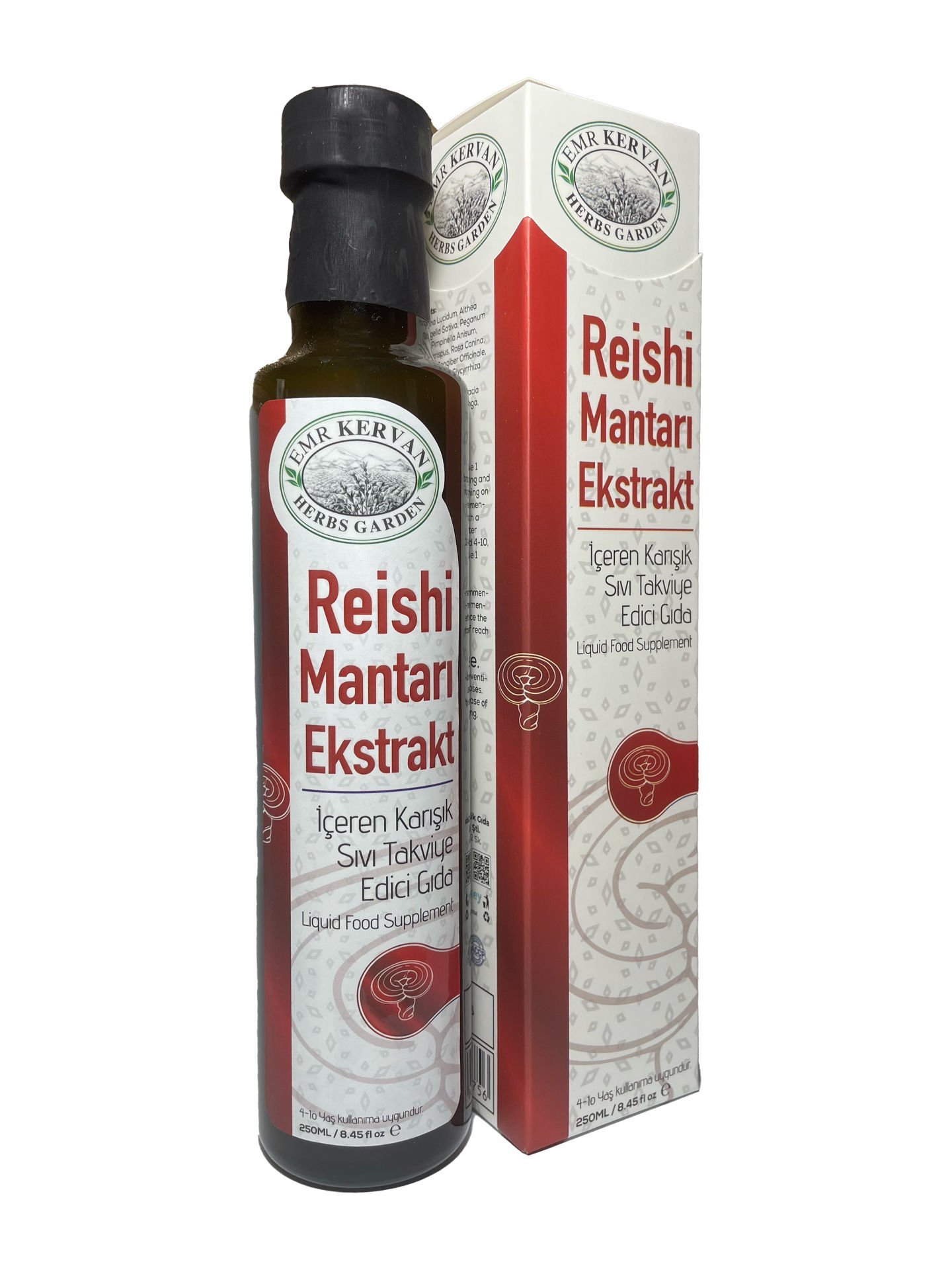 Emr Kervan Herbs Garden Reishi Mantarı İçeren Takviye Edici Gıda 250 ml
