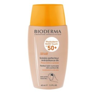 SKT:10/2022 Bioderma Photoderm Nude Touch Light Spf50+ 40ml