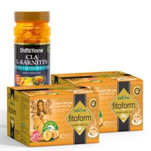 Aspir Yağı CLA L-Karnitin Softjel +2 Adet Fitoform Çay