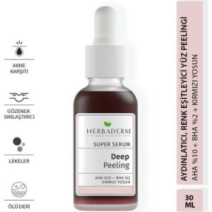 Herbaderm Superserum Kırmızı Yüz Peeling 30 ml
