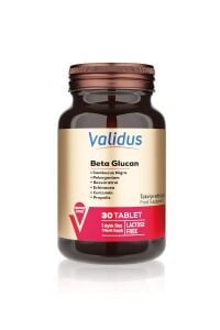 Validus İmmun Beta Glucan + Kara Mürver + Propolis 30 Tablet