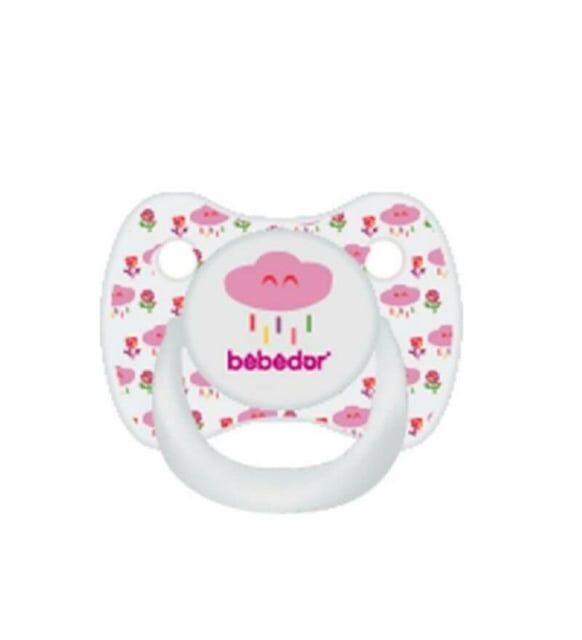Bebedor Silikon Damaklı Tritan Emzik 18+ Ay Pembe Bulut 173