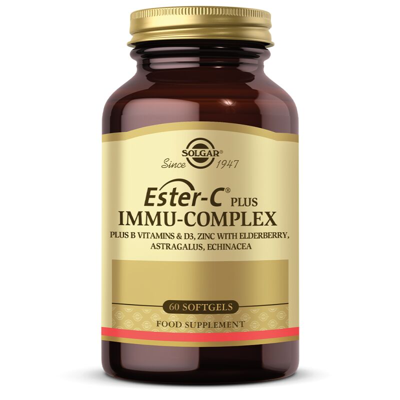 SOLGAR ESTER-C PLUS IMMU-COMPLEX 60 SOFTGEL