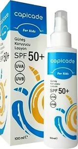 Capicade Güneş Koruyucu Losyon Çocuklar İçin SPF50+ 100 ml