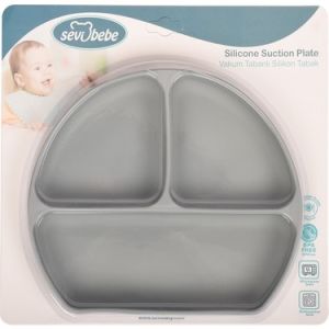 Sevi Bebe Vakum Tabanlı Silikon Tabak