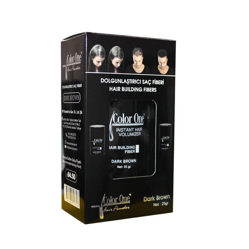 Color One Dolgunlaştırıcı Saç Fiberi Koyu Kahve 25gr