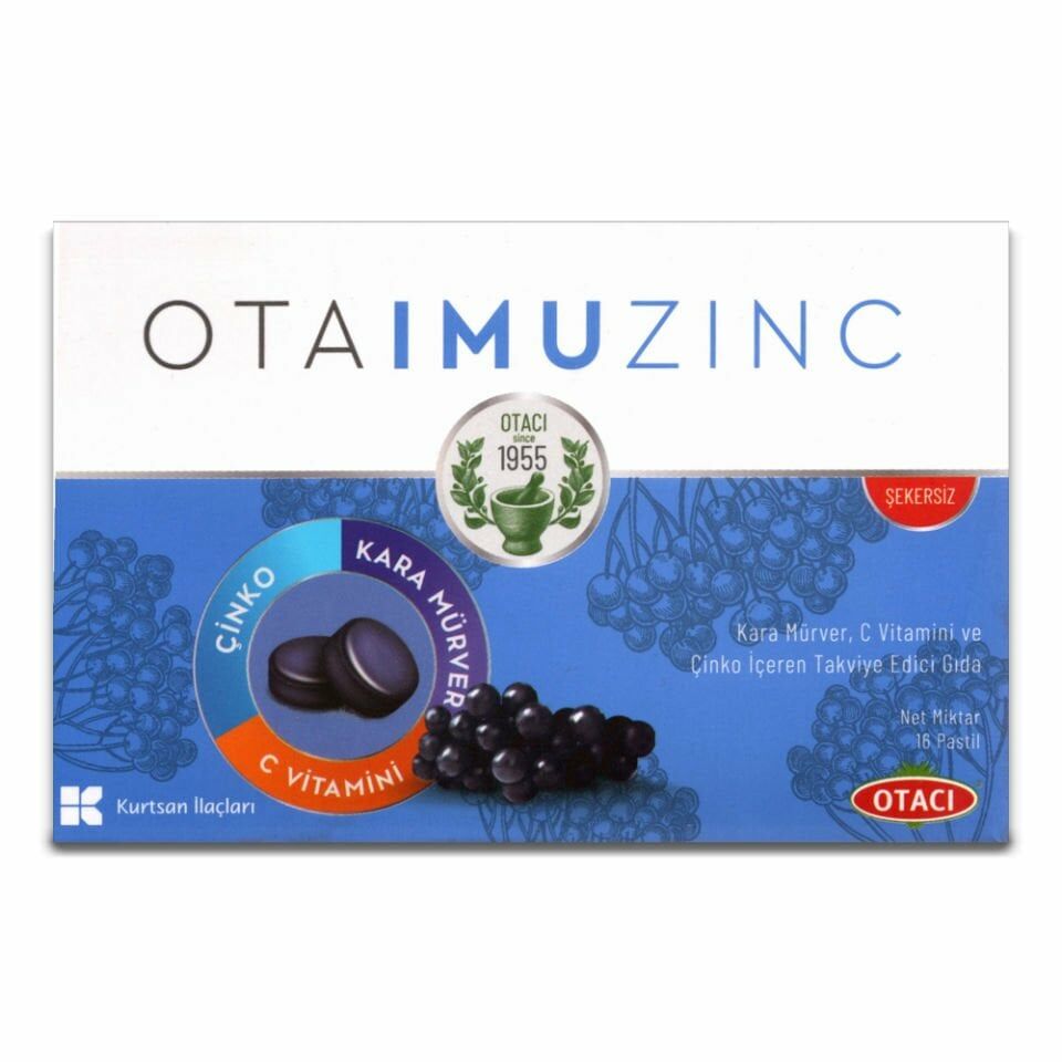 SKT:03/2024 Otaimuzinc Pastil 16 Adet