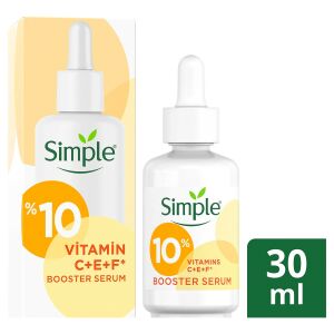 Simple %10 Vitamin C+E+F Booster Serum 30 ml