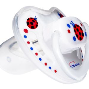 Bambino Damaklı Kapaklı Emzik 18+ Ay - Uğur Böceği Desenli