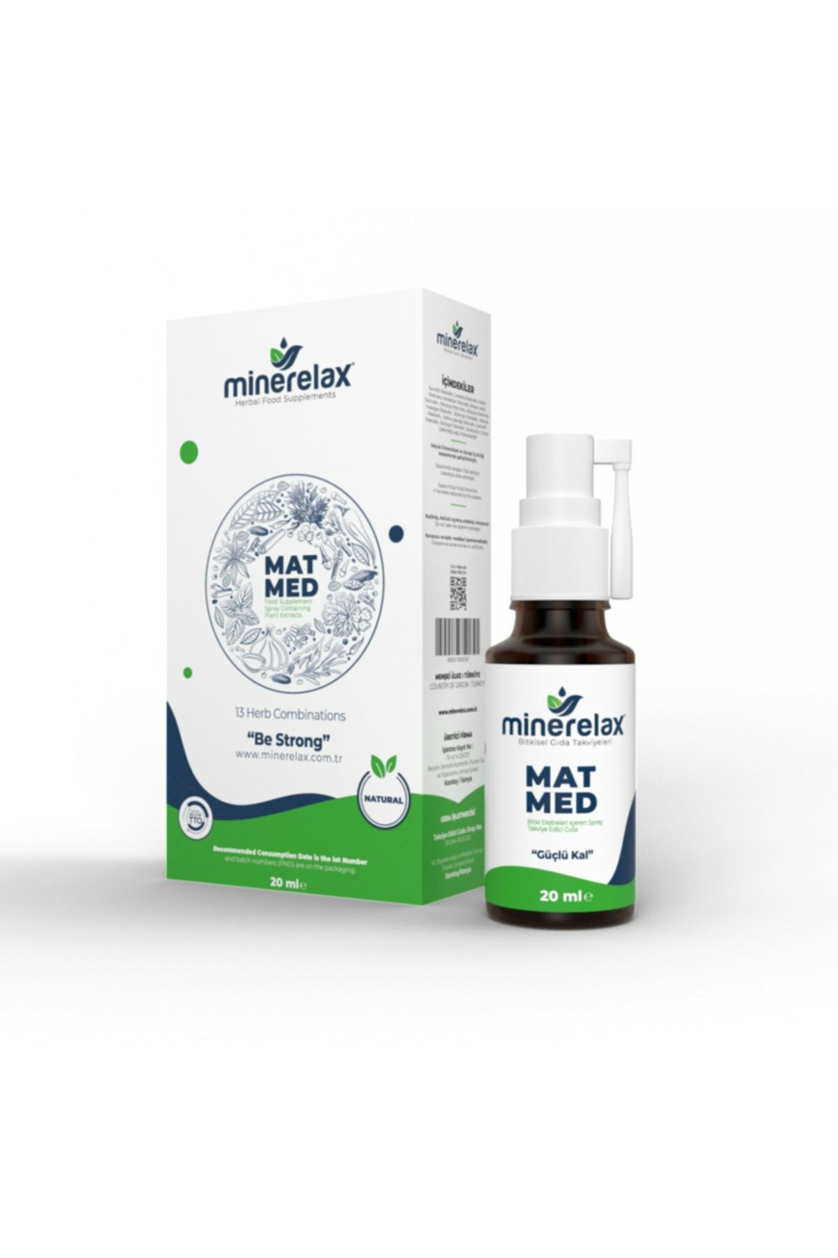 Minerelax Matmed 13 Bitki Bileşeni Sprey 20 ml