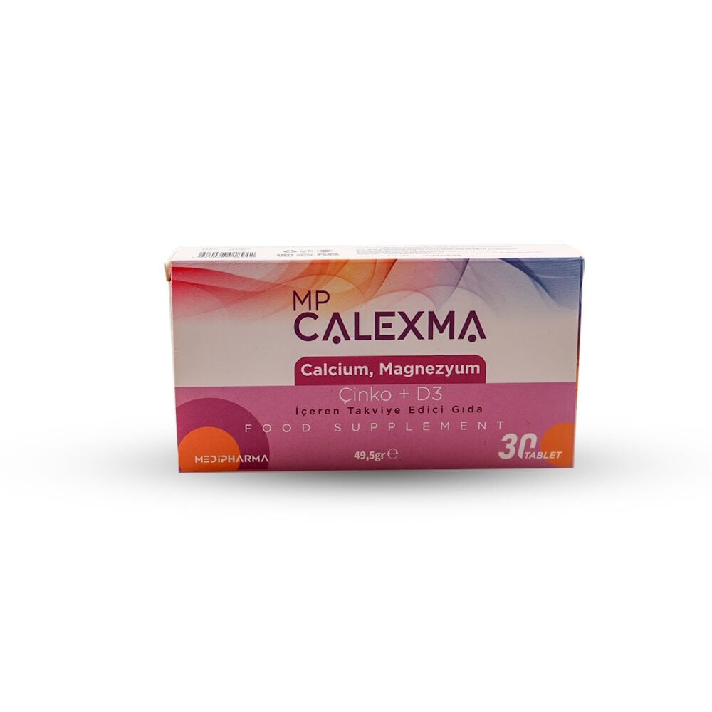 MP Calexma Calsium Magnezyum 30 Tablet