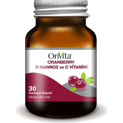 Onvita Cranberry & D-Mannoz & C Vitamini 30 Kapsül