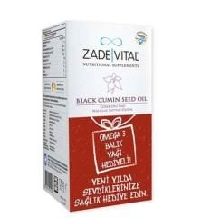Zade Vital-Corek Otu Yaği Blister Kapsül+Omega 3 Yetişkin 30 Kapsül Hediye