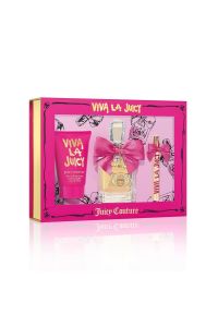 Juicy Couture Viva La Juicy EDP Kadın Parfüm 100 ml + 10 ml ve Vücut Kremi 125 ml 3'lü Set