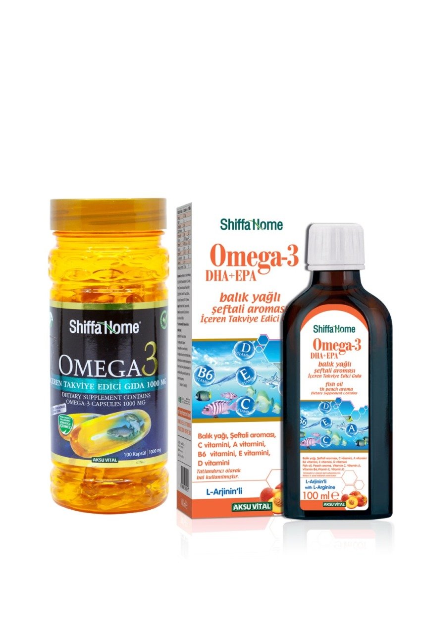 Omega-3 1000 mg Softjel + Omega-3 EPA+DHA Balık Yağı