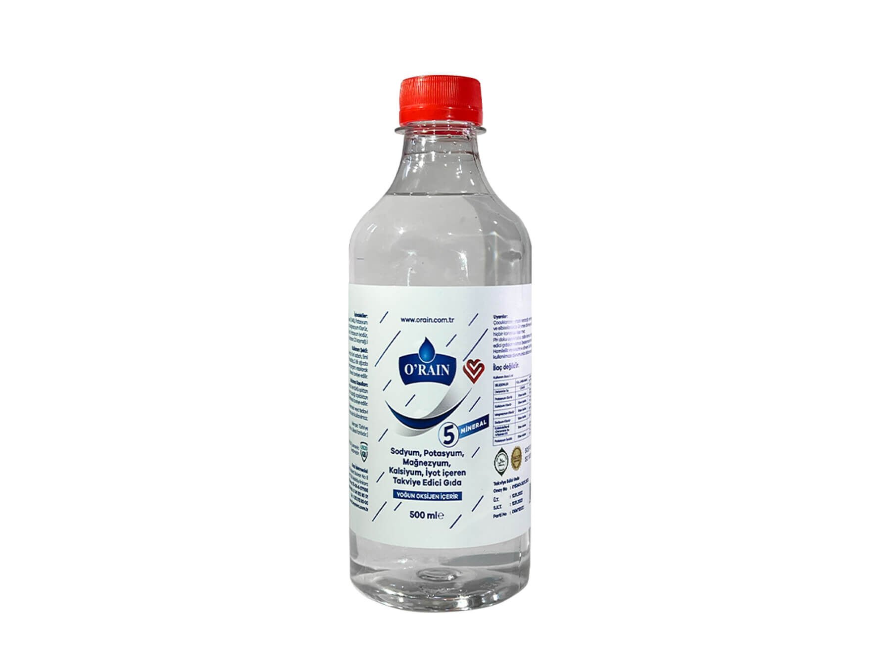 Orain Aktif Anyonik Oksijen 5 Mineralli 500 ml