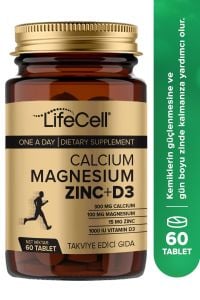 Lifecell Ca Mg Zinc D3 60 Tablet