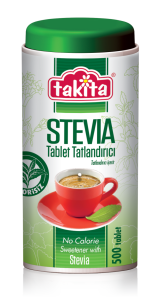 Takita Stevia Tablet Tatlandırıcı 500 Tablet