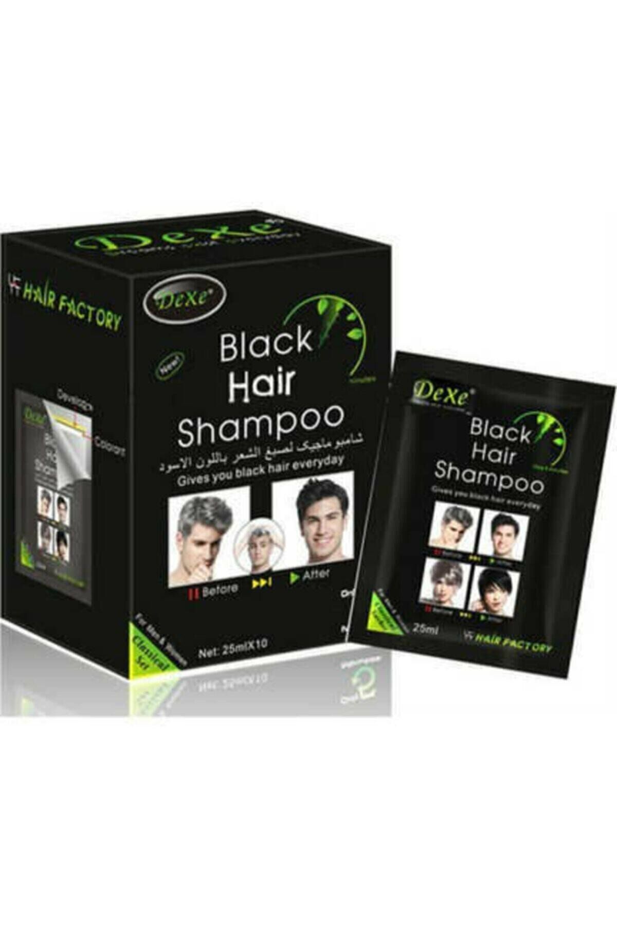 Dexe Black Hair Shampoo 25 ml x 10