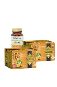 Fitoks Kapsül + 2 Adet Fitoform Çay