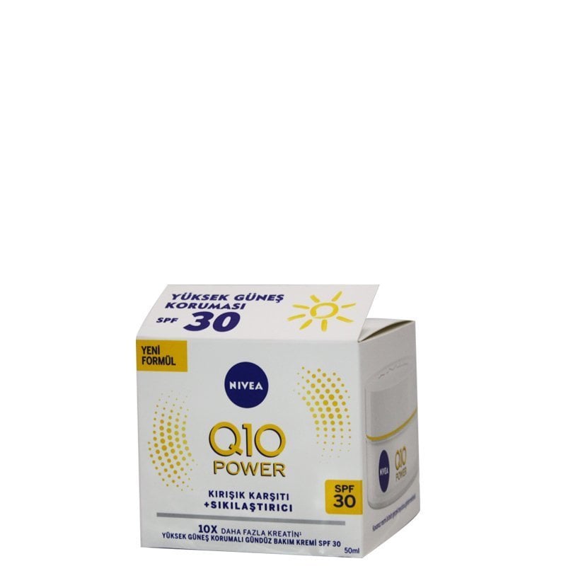 Nivea Q10 Power Kırışık Karşıtı Sıkılaştırıcı bakım Kremi Spf30  50ml