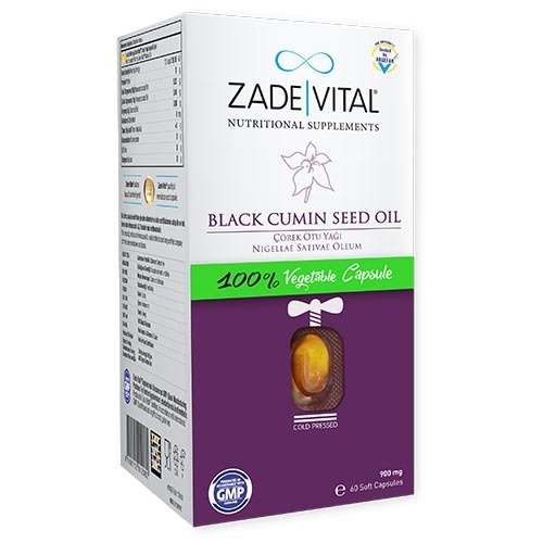 Zade Vital Bitkisel Çörek Otu Yaği 900 Mg Blister 30 Yumuşak Kapsül