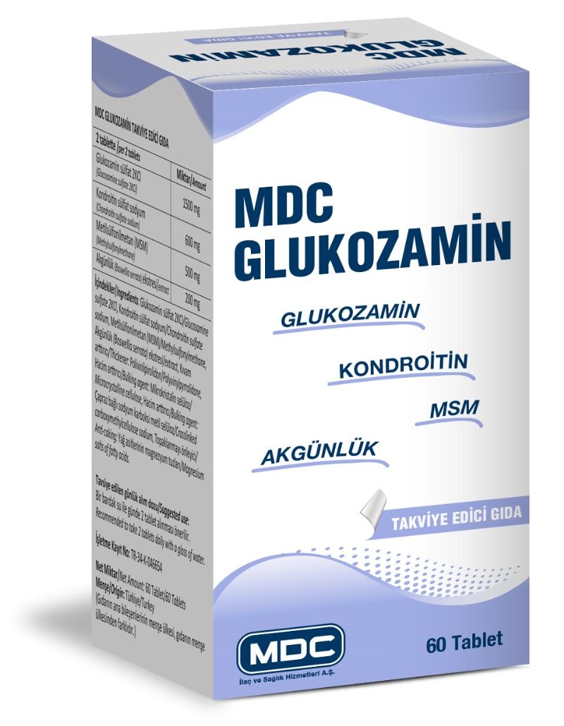 Mdc Glukozamin Kondroitin Msm 60 Tablet