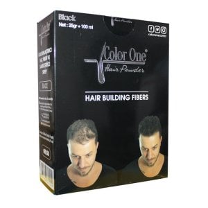 Color One Dolgunlaştırıcı Saç Fiberi Siyah 25gr + 100ml
