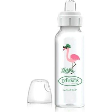 Dr. Brown's Sippy Biberon Bardak Flamingo Dar Ağız 250 ml
