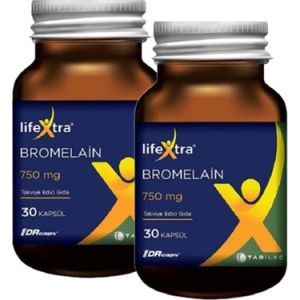Lifextra Bromelain 30 Kapsül - 2'li Kofre